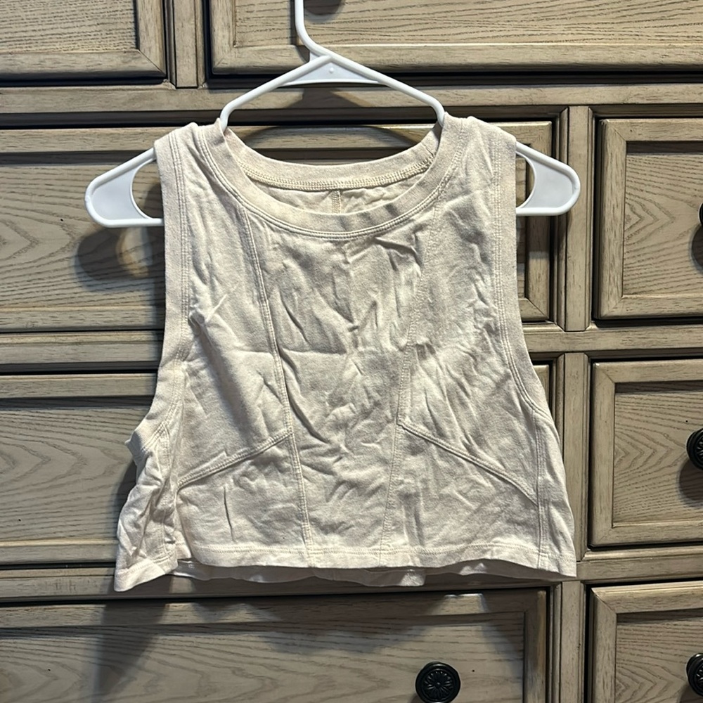 aerie offline cropped tank top